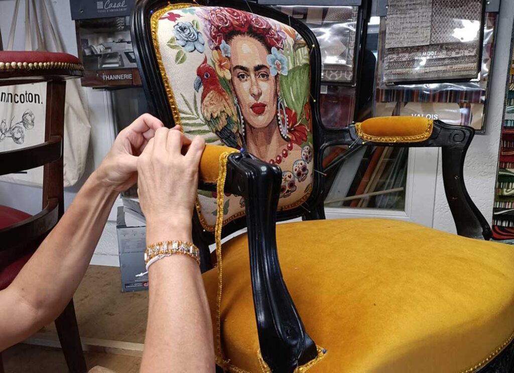 Techniques de base fauteuil frida kahlo